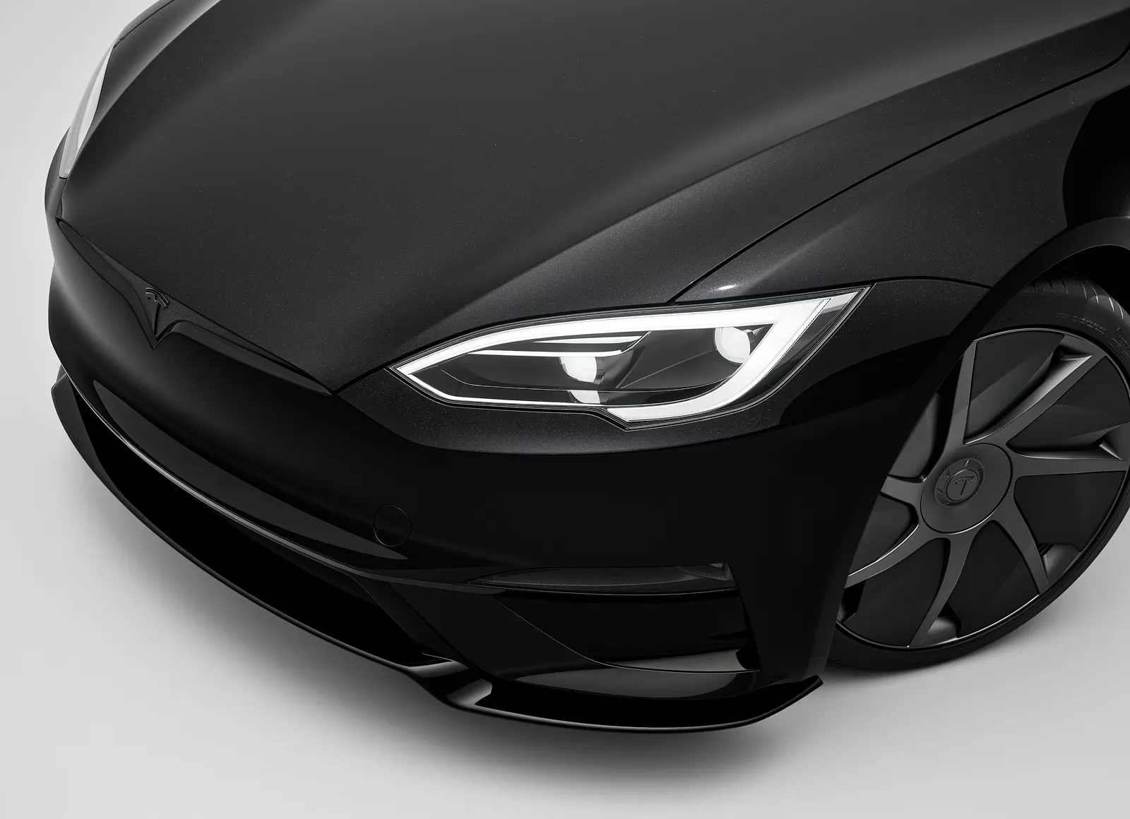 Model S front fascia and adaptive headlight